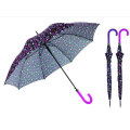 Bunter Entwurf gerader automatischer Regenschirm (YS-SA23083925R)